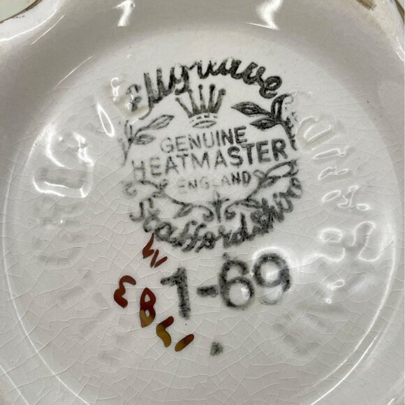 Vintage Ellgreave Heatmaster Pearlescent Lusterware Teapot and Cups - Picture 7 of 16